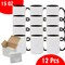 12 Pcs 15OZ El Grande Black Inside & Handle Sublimation Mugs With Foam Support Boxes